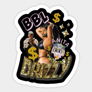 BBL DRIZZY DESIGN Sticker